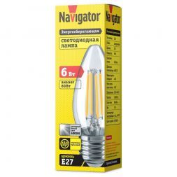 Лампа Navigator 14 008 NLL-F-C35-6-230-4K-E27