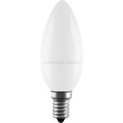 Лампа Navigator B35 E14 40W свеча NI-B-40-230-E14-FR матовая