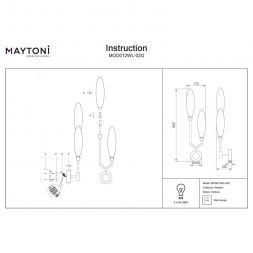 Бра Maytoni Ventura MOD012WL-02G