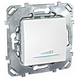 Светорегулятор нажимной Schneider Electric Unica Бел 20-350W универсальный MGU5.515.18ZD