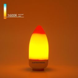 Светодиодная лампа Имитация пламени 3 режима 3W E14 Elektrostandard BLE1436