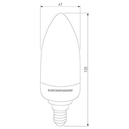 Светодиодная лампа Имитация пламени 3 режима 3W E14 Elektrostandard BLE1436