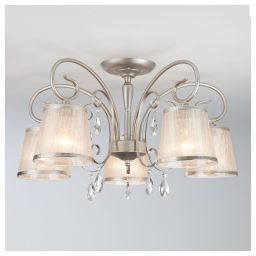 Люстра Eurosvet 60065/5 серебро (EUROSVET 60065/5 серебро)