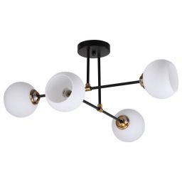 Спот потолочный 20809/4BK+GD WT ЭкономСвет (EKONOMSVET 20809/4BK+GD WT)