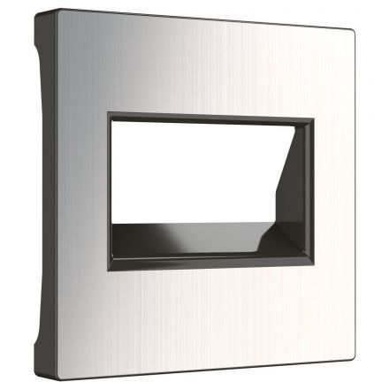 Накладка для двойной розетки Еthernet RJ-45 Werkel W1191102 глянцевый никель (WL02-RJ45+RJ45-CP)