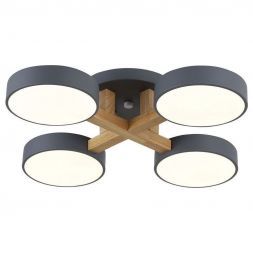 Светильник потолочный Linvel MS 1123/4 Туид 96W Серый 3000-6000К 5760Lm D585 H120