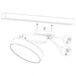 Трековый светильник Maytoni TR043-1-12W4K-W Zon