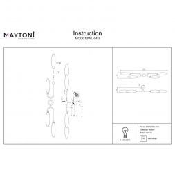 Бра Maytoni Ventura MOD012WL-04G