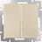 Выключатель двухклавишный проходной Werkel W1122011 шампань (WL11-SW-2G-2W)