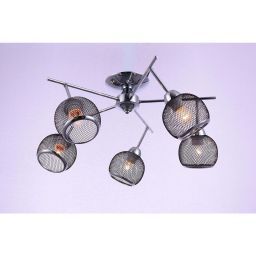 Люстра Linvel LV 9284/5 Харви Хром (LINVEL LV 9284/5 Харви Хром E27 60W 640х640х290)