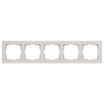 Рамка для розеток 5-местная Werkel W0051803 слоновая кость (WL04-Frame-05-ivory)