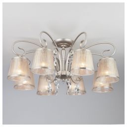 Люстра Eurosvet 60065/8 серебро (EUROSVET 60065/8 серебро)