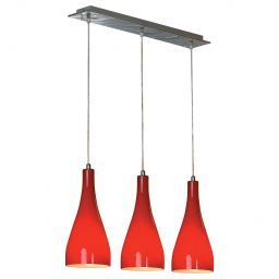 Светильник подвесной LUSSOLE LSF-1156-03 RIMINI хром (LUSSOLE LSF-1156-03)