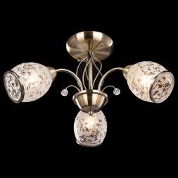 Люстра Eurosvet 30026/3 античная бронза