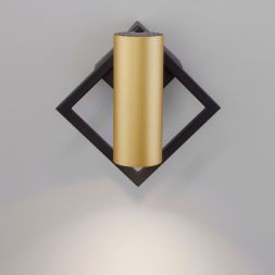 Настенный светильник Eurosvet 20091/1 LED черный/ золото