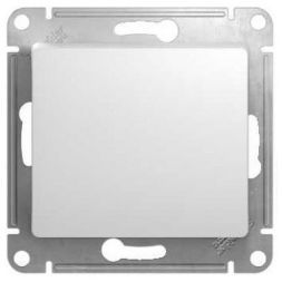 Кнопка нажимная Schneider Electric Glossa Бел, сх.1 GSL000115