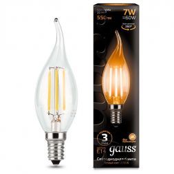 Лампа Gauss 104801107 LED Filament Candle tailed E14 7W 2700К