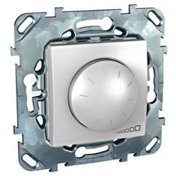 Светорегулятор поворотный Schneider Electric Unica Бел 40-400W для л/н и г/л с обмот. тр-ром, перекл MGU5.511.18ZD