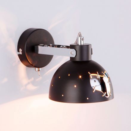 Настенный светильник Eurosvet 20069/1 черный