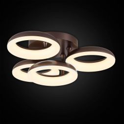 Потолочная светодиодная люстра Citilux Паркер Кофе CL225145R