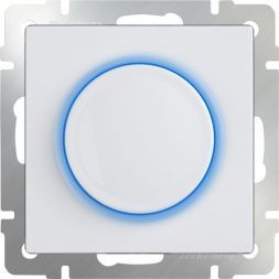 Диммер с подсветкой Werkel W1142101 белый (WL01-DM600-LED)