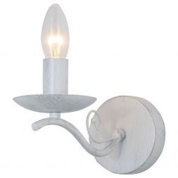 Бра Linvel LB 9423/1 Летиция Белый/серебро Е14 40W 200x100x50мм