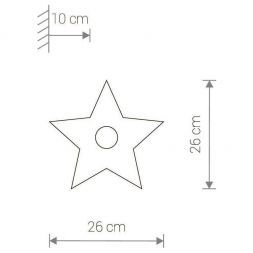 Настенный светильник Nowodvorski Toy-Star 9376