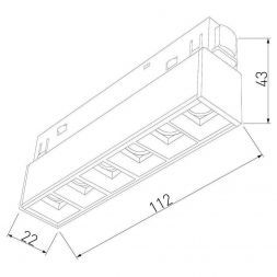 Трековый светильник Slim Magnetic SL01 6W 4200K черный Elektrostandard 85004/01