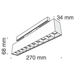 Трековый светодиодный светильник Maytoni Track Lamps TR014-2-20W4K-B
