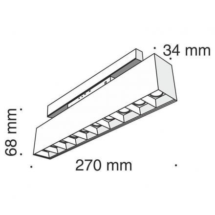 Трековый светодиодный светильник Maytoni Track Lamps TR014-2-20W4K-B