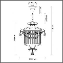 Подвесной светильник Odeon Light 4686/3