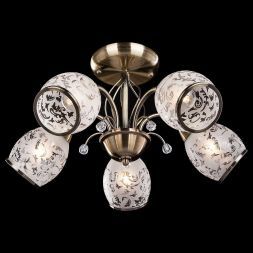 Люстра Eurosvet 30026/5 античная бронза