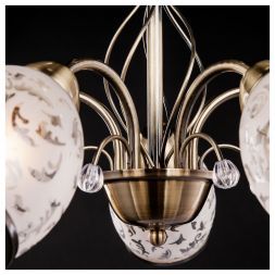 Люстра Eurosvet 30026/5 античная бронза