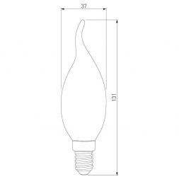 Светодиодная лампа Elektrostandard Свеча на ветру СDW LED D 8W 4200K E14 (BLE1432)
