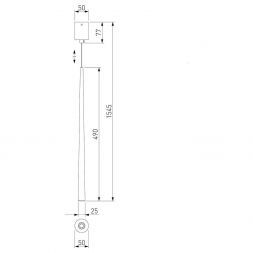 Подвесной светодиодный светильник Elektrostandard 50257 LED 3W 4000K черный матовый