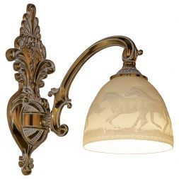 Бра 7209B14/1/175 GW P1 D Horse Bohemia Ivele Crystal