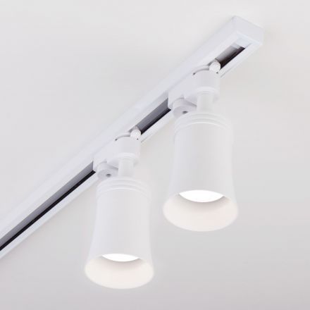 Трековый светильник для однофазного шинопровода Elektrostandard Vetro GU10 Белый (MRL 1001) однофазный