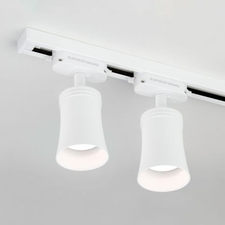 Трековый светильник для однофазного шинопровода Elektrostandard Vetro GU10 Белый (MRL 1001) однофазный