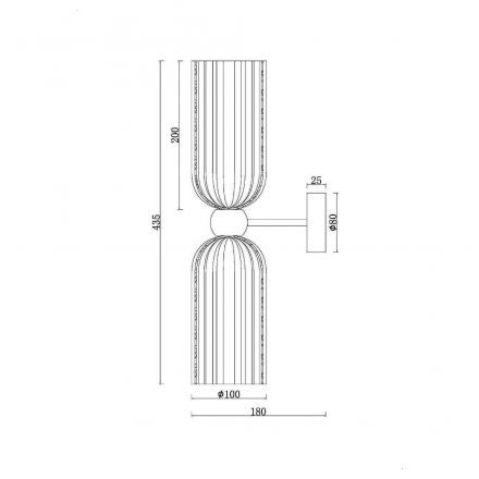 Бра Maytoni MOD302WL-02CG Antic