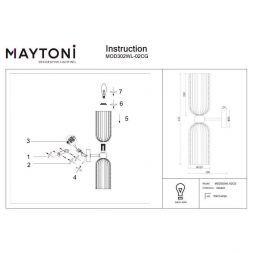 Бра Maytoni MOD302WL-02CG Antic
