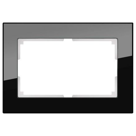 Рамка для двойной розетки Werkel W0081108 черный (WL01-Frame-01-DBL)