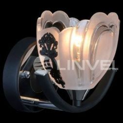 Бра Linvel LB 8419/1 Каф E14 60W черный хром L20W18H16