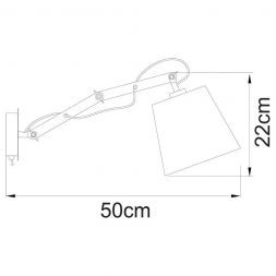 Светильник настенный Arte Lamp A5700AP-1BK