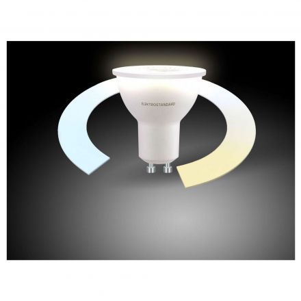 Умная светодиодная лампа LED 5W 3300К-6500К CCT+DIM GU10 Elektrostandard BLGU1016