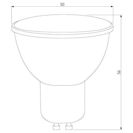 Умная светодиодная лампа LED 5W 3300К-6500К CCT+DIM GU10 Elektrostandard BLGU1016