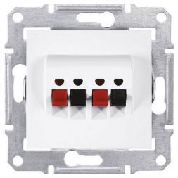 Аудиорозетка 2-я Schneider Electric Sedna Белый