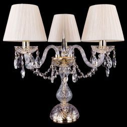 Настольная лампа Bohemia Ivele Crystal 1406L/3/141-39/G/SH33-160