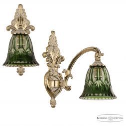 Бра 7209B14/1/175 GW P2 D Clear-Green/H-1i Bohemia Ivele Crystal