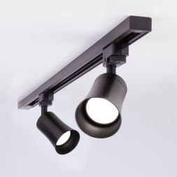 Трековый светильник для однофазного шинопровода Elektrostandard Vetro GU10 Черный (MRL 1001) однофазный