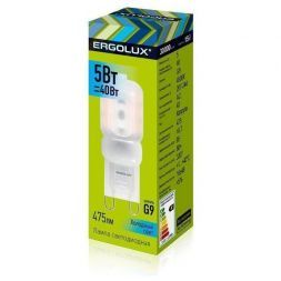 Светодиодная лампа Ergolux LED-G9-5W-G9-4K